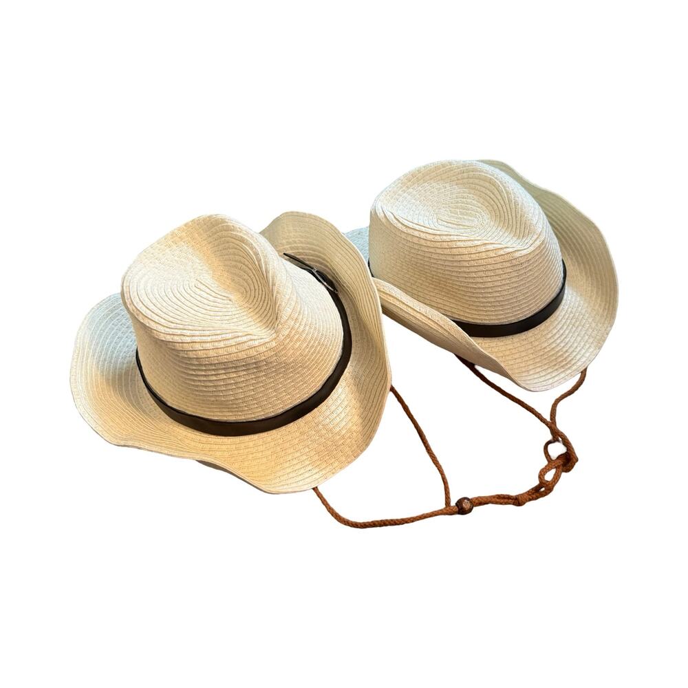 Boys matching cowboy hats